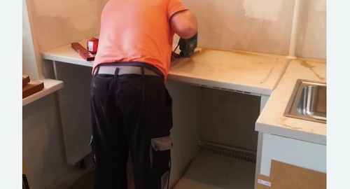 Сборка кухонного гарнитура. Дзержинский